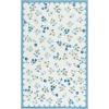 imageMartha Stewart x SAFAVIEH Machine Washable Area Rug Collection  5 x 8 Ivory ampamp Light Blue Slip Resistant ampamp Easy Cleaning Ideal for Ideal for Living Room Bedroom Dining Space MSRW198AIvoryLight Blue
