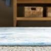 imageMartha Stewart x SAFAVIEH Machine Washable Area Rug Collection  5 x 8 Ivory ampamp Light Blue Slip Resistant ampamp Easy Cleaning Ideal for Ideal for Living Room Bedroom Dining Space MSRW182AIvoryLight Blue