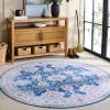 imageMartha Stewart x SAFAVIEH Machine Washable Area Rug Collection  5 x 8 Navy ampamp Beige Slip Resistant ampamp Easy Cleaning Ideal for Ideal for Living Room Bedroom Dining Space MSRW196NNavyBeige