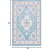 imageMartha Stewart x SAFAVIEH Machine Washable Area Rug Collection  5 x 8 Turquoise ampamp Beige Slip Resistant ampamp Easy Cleaning Ideal for Ideal for Living Room Bedroom Dining Space MSRW136KTurquoiseBeige