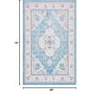 imageMartha Stewart x SAFAVIEH Machine Washable Area Rug Collection  5 x 8 Turquoise ampamp Beige Slip Resistant ampamp Easy Cleaning Ideal for Ideal for Living Room Bedroom Dining Space MSRW136KTurquoiseBeige