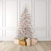 imageMartha Stewart 5 Foot Silver Tinsel Christmas Tree with Clear LightsSilver  Clear Lights