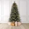 imageMartha Stewart Blue Spruce PreLit Artificial Christmas Tree 65 Feet Multicolored LightsClear White Lights