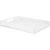 imageMartha Stewart Brody Acrylic Letter Tray Letter Organizer Desk Tray File Organizer Tray for Magazines Folders Notebooks Desk Accessories 1275quot x 875quot Clear