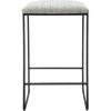 imageMartha Stewart Delaney Upholstered MidCentury Modern Counter Stool with Turn Legs Footrest and Kickplate for Kitchen Island Chairs Dining Room Furniture Home Bar BlueHastings