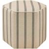 imageMartha Stewart Ellen Accent Ottoman  Solid Wood Frame Soft Fabric Hexagonal Small Stool Chair  Modern Foam Padded Top Footstool Living Room Furniture Natural 18quot W x 18quot D x 16quot H NaturalNatural