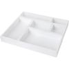 imageMartha Stewart Enzo Wooden Desk Drawer Organizer Set Engineered Wood Organizers in Various Sizes 6 Piece WhiteWhite