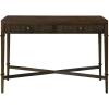 imageMartha Stewart Kena Hall Console Entryway with Storage Fluted Drawers Solid Wood Legs Cottage Inspired Sofa Table Antique Brass Knobs Coastal Living Room Furniture 475quot Wide Brown475