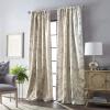 imageMartha Stewart Palermo Room Darkening Lined Rod Pocket Single Curtain Panel 95quot ChampagneChampagne