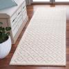 imageMartha Stewart x SAFAVIEH Area Rug Collection  4 x 6 Ivory Handmade Wool Ideal for Living Room Foyer Bedroom Accent Space MSR3504AIvory