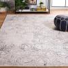 imageMartha Stewart x SAFAVIEH Area Rug Collection  8 x 10 Ivory ampamp Grey Handmade Wool Ideal for Living Room Bedroom Office Dining Space MSR3528FIvoryGrey
