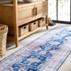 imageMartha Stewart x SAFAVIEH Machine Washable Area Rug Collection  5 x 8 Navy ampamp Beige Slip Resistant ampamp Easy Cleaning Ideal for Ideal for Living Room Bedroom Dining Space MSRW196NNavyBeige