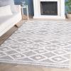 imageMartha Stewart x SAFAVIEH Shag Rug Collection  8 x 10 Grey ampamp Ivory Moroccan Design NonShedding ampamp Easy Cleaning Ultra Plush Thick Pile Ideal for Living Room Bedroom Dining Space MSRS0730FGreyIvory