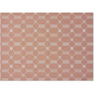 imageChilewich Martha by Martha Stewart Coverlet Rug in Burnt Coral  23quotx36quot  Easy Care  Premium IndoorOutdoor Floor Mat for Entry Kitchen Bath Pool with NonSlip BackingBurnt Coral