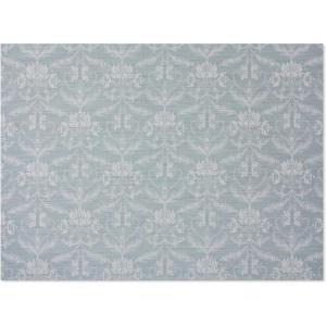 imageChilewich Martha by Martha Stewart Damask Rug in Sea  23quotx36quot  Easy Care  Premium IndoorOutdoor Floor Mat for Entry Kitchen Bath Pool with NonSlip BackingSea