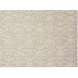imageChilewich Martha by Martha Stewart Damask Rug in Sea  23quotx36quot  Easy Care  Premium IndoorOutdoor Floor Mat for Entry Kitchen Bath Pool with NonSlip BackingFlax
