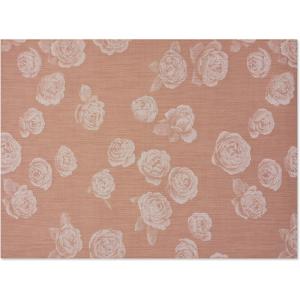 imageChilewich Martha by Martha Stewart Rosette Rug in Flax  23quotx36quot  Easy Care  Premium IndoorOutdoor Floor Mat for Entry Kitchen Bath Pool with NonSlip BackingBurnt Coral