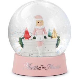 imageMartha Stewart Snow Globe Christmas  Martha on The Mantel Christmas Decor Funny Collectible Secret Santa Collectible SnowglobesPink