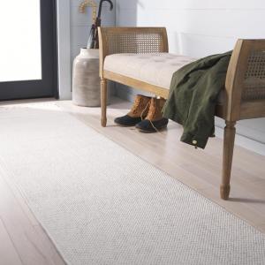 imageMartha Stewart x SAFAVIEH Area Rug Collection  5 x 8 Beige NonShedding ampamp Easy Cleaning Ideal for Living Room Bedroom Office Dining Space MSR920BIvory