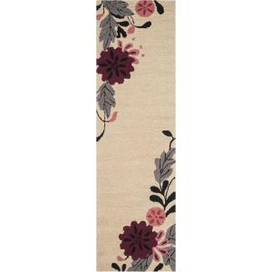 imageMartha Stewart x SAFAVIEH Area Rug Collection  8 x 10 Ivory Handmade Wool Ideal for Living Room Bedroom Office Dining Space MSR4871AIvory