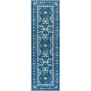 imageMartha Stewart x SAFAVIEH Machine Washable Area Rug Collection  5 x 8 Dark Blue ampamp Beige Slip Resistant ampamp Easy Cleaning Ideal for Ideal for Living Room Bedroom Dining Space MSRW179MDark BlueBeige