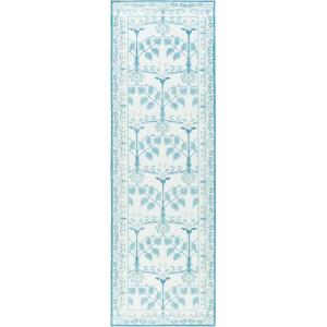 imageMartha Stewart x SAFAVIEH Machine Washable Area Rug Collection  5 x 8 Ivory ampamp Light Blue Slip Resistant ampamp Easy Cleaning Ideal for Ideal for Living Room Bedroom Dining Space MSRW182AIvoryLight Blue