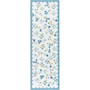 imageMartha Stewart x SAFAVIEH Machine Washable Area Rug Collection  5 x 8 Ivory ampamp Light Blue Slip Resistant ampamp Easy Cleaning Ideal for Ideal for Living Room Bedroom Dining Space MSRW198AIvoryLight Blue