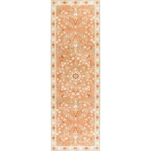 imageMartha Stewart x SAFAVIEH Machine Washable Area Rug Collection  5 x 8 Rust ampamp Beige Slip Resistant ampamp Easy Cleaning Ideal for Ideal for Living Room Bedroom Dining Space MSRW184QRustBeige