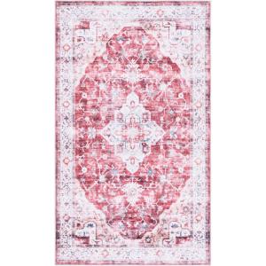 imageMartha Stewart x SAFAVIEH Machine Washable Area Rug Collection  5 x 8 Rust ampamp Gold Slip Resistant ampamp Easy Cleaning Ideal for Ideal for Living Room Bedroom Dining Space MSRW156QRustGold