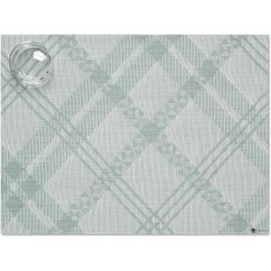 imageMartha by Martha Stewart  Chilewich Ribbons Placemats in Sea  Set of 4  Easy Care Woven Tabletop Textiles  IndoorOutdoor  185quot x 135quot RectangleAbalone