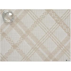 imageMartha by Martha Stewart  Chilewich Ribbons Placemats in Sea  Set of 4  Easy Care Woven Tabletop Textiles  IndoorOutdoor  185quot x 135quot RectangleFlax