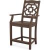 imageMARTHA STEWART Chinoiserie 3Piece Farmhouse Counter Bistro Set in MahoganyMahogany