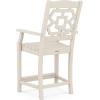 imageMARTHA STEWART Chinoiserie 3Piece Farmhouse Counter Bistro Set in MahoganySand