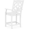 imageMARTHA STEWART Chinoiserie 3Piece Farmhouse Counter Bistro Set in MahoganyWhite