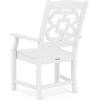 imageMARTHA STEWART by POLYWOOD Chinoiserie 5Piece Farmhouse Dining Set with Benches in SandWhite