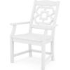 imageMARTHA STEWART by POLYWOOD Chinoiserie 9Piece Farmhouse Dining Set with Trestle Legs in WhiteWhite