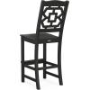 imageMARTHA STEWART by POLYWOOD Chinoiserie Bar Side Chair in GreenBlack