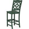 imageMARTHA STEWART by POLYWOOD Chinoiserie Bar Side Chair in GreenGreen