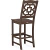 imageMARTHA STEWART by POLYWOOD Chinoiserie Bar Side Chair in GreenMahogany