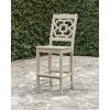 imageMARTHA STEWART by POLYWOOD Chinoiserie Bar Side Chair in GreenTeak