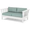 imageMartha Stewart Acadia 4Piece Deep Seating Set with Loveseat in TeakDune BurlapWhite  Glacier Spa