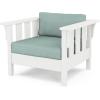 imageMartha Stewart Acadia 4Piece Deep Seating Set with Loveseat in TeakDune BurlapWhite  Glacier Spa
