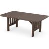 imageMartha Stewart Acadia 5Piece Dining Set with Benches in Slate GreyMahogany