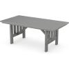 imageMartha Stewart Acadia 5Piece Dining Set with Benches in Slate GreySlate Grey