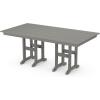 imageMartha Stewart Acadia 5Piece Farmhouse Dining Set with Benches in Slate GreySlate Grey