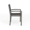 imageMartha Stewart Bedford IndoorOutdoor Stackable Patio Armchairs with Rattan Wicker Finish in Gray Set of 2Grey