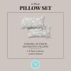 imageMartha Stewart Distressed Jacobean Indoor Outdoor Decorative Lumbar Pillow 2Pack Set UV Fade Resistant Water Repellent Printed Floral Design Grey 11quotx18quotGrey
