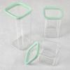imageMartha Stewart Langstaff 6 Piece 60 oz 37 oz 17 oz Square Stackable Container Set wMartha Blue LidSquare 60oz  37oz  17oz