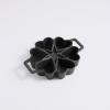 imageMartha Stewart Martha 6Cup Heart Shaped PreSeasoned Cast Iron Mold PanBlack