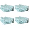 imageMartha Stewart Microfiber Cleaning Cloths UltraAbsorbent LintFree Cleaning Towels for Home ampamp Kitchen Faux Bois Design 11 Inches 24 CountTeal Gingham